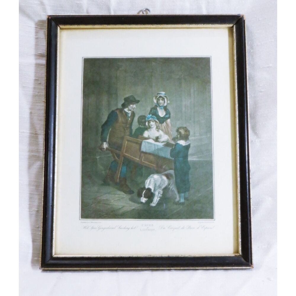 Antique Print - Cries of London- Gingerbread-Francis Wheatley - Vendramini-1820